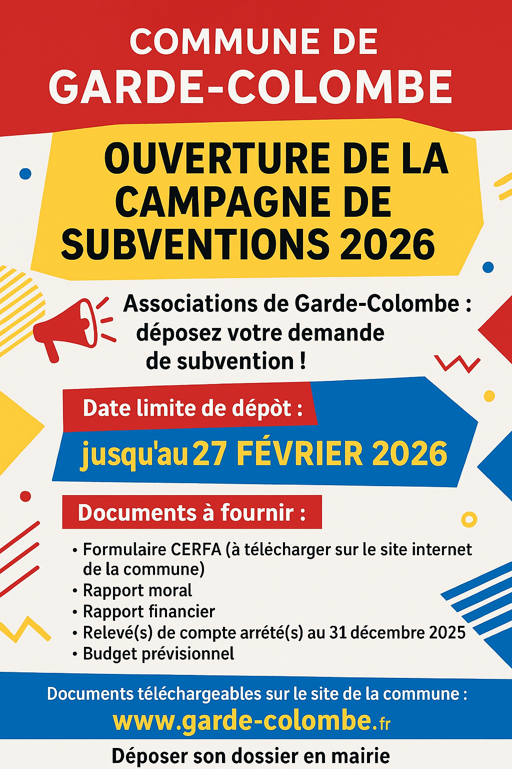 affiche associations 2026